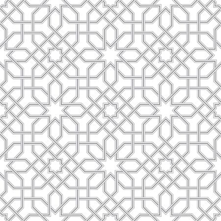Geometric Pattern, Traditional Arabic Islamic Background, Vector Illustrationのイラスト素材