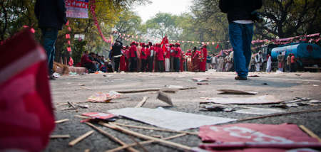 Communist party rally against rising inflation in india