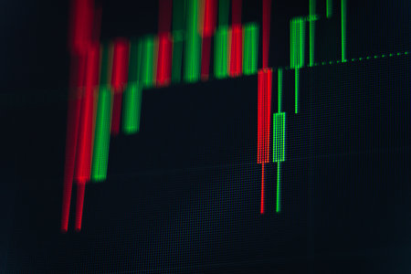 Stock quotes of bond indices, stocks or futuresの写真素材