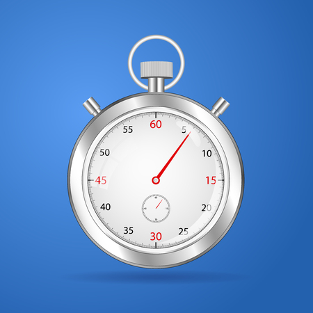 Realistic stopwatch timer  stop watch  clockのイラスト素材