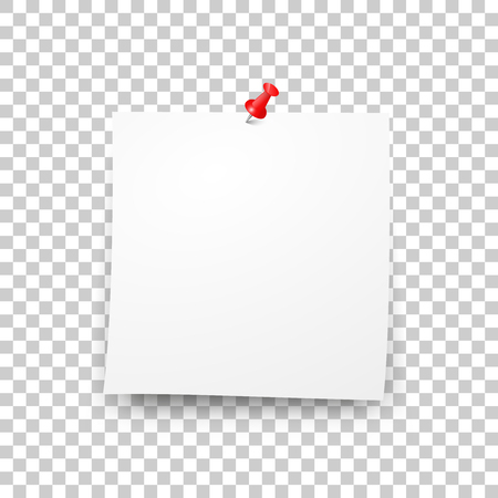 Post blank sticky note paper sheet vector  Reminder stick noteのイラスト素材