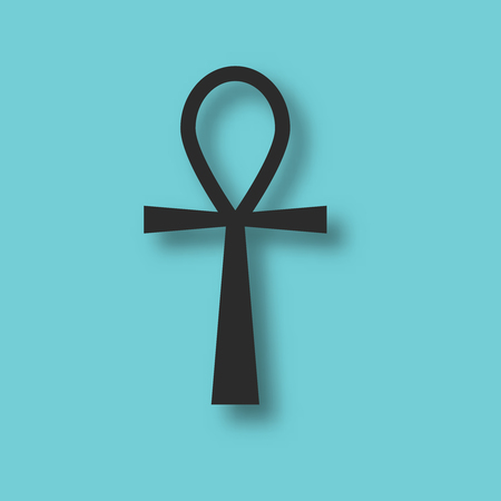 Ankh ancient  Egypt  symbol vector  god religionのイラスト素材