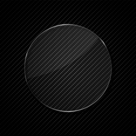 transparency glass circle frame vector eps 10 panel bannerのイラスト素材