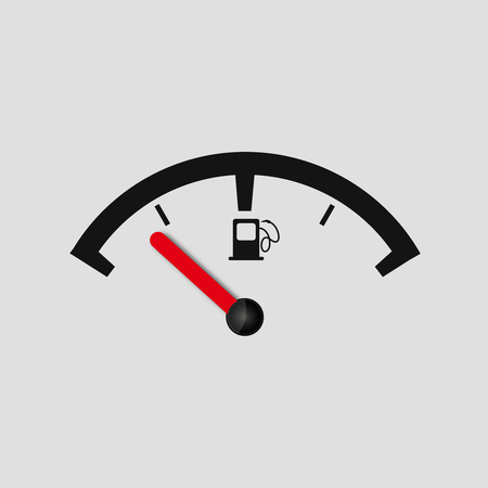 Fuel gauge vector icon petrol symbol pumpのイラスト素材