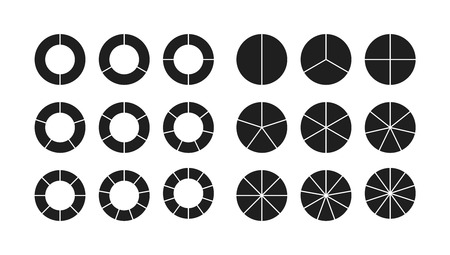 Vector of circle chart section segments - ID:1-105206713 - Royalty Free ...