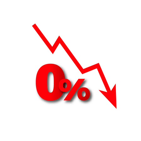 money loss more than zero percent vectorのイラスト素材