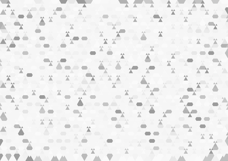 Abstract triangle geometric background . Gray shades wallpaper.のイラスト素材