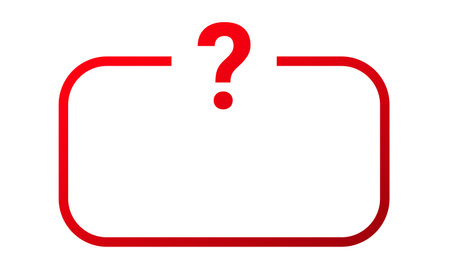 Question red box faq vector text banner. question frameのイラスト素材