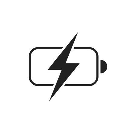 Battery icon . battery charge level. battery Charging iconのイラスト素材