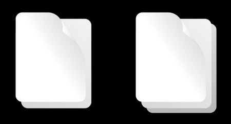 Copy paste file or text document 3d vector iconのイラスト素材