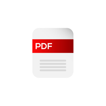 Pdf file document icon. Pdf text documentのイラスト素材