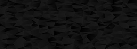 Abstract geometric pattern with black triangular shapes for modern design projects.
