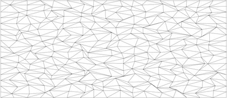 Intricate geometric abstract pattern with irregular triangles for creative design and backgrounds.のイラスト素材