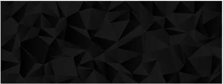 Abstract geometric pattern with dark triangular shapes for modern design projects.のイラスト素材