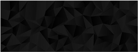 Abstract geometric black polygonal pattern for modern graphic design.のイラスト素材