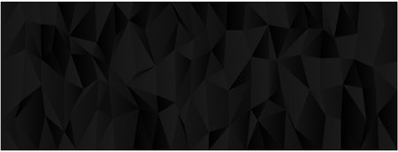 Abstract geometric design featuring black polygonal patterns for modern decor or background.のイラスト素材