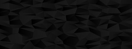 Abstract geometric black polygon pattern for modern design and backgrounds.