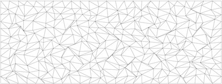 Abstract geometric pattern with chaotic triangle network for modern interior design and decoration.のイラスト素材