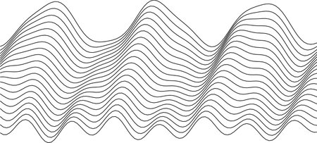 Abstract wave pattern design for contemporary wall art or digital backgrounds.