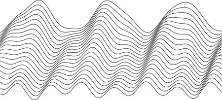 Abstract wave pattern for modern design projects and backgrounds.のイラスト素材