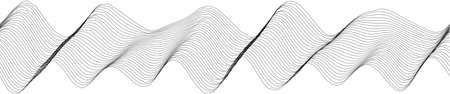 Abstract black and white wave pattern design for modern art and minimalist decor.