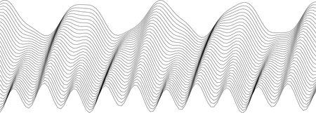Abstract wave pattern with flowing lines for modern design and visual art projects.
