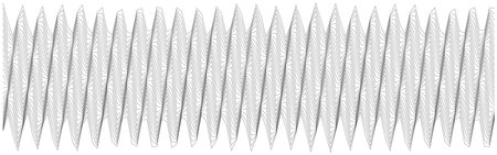 Abstract wavy geometric pattern with intricate lines for modern design and backgrounds.のイラスト素材