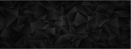 Abstract dark geometric pattern with random angular shapes for modern background design.のイラスト素材