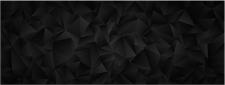 Abstract geometric black low poly pattern for modern graphic design.のイラスト素材