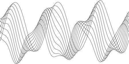 Dynamic abstract wave pattern for modern graphic design and backgrounds.