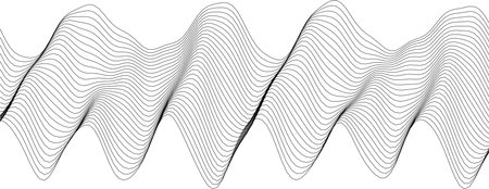Abstract wave pattern design for backgrounds and modern decor.
