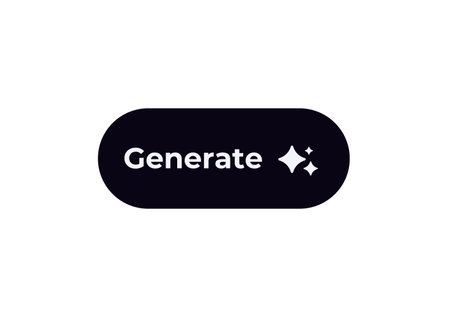Ai button featuring a sparkle icon, perfect for an artificial intelligence interface.