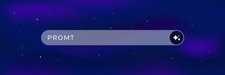 Ai visual representation with sleek interactive design elements showcasing technology concepts.のイラスト素材