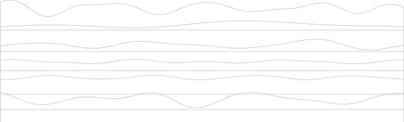 Abstract wave patterns with horizontal lines.