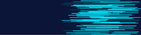 Dynamic abstract blue lines on a dark backdrop, ideal for technology-themed designs and projects.
