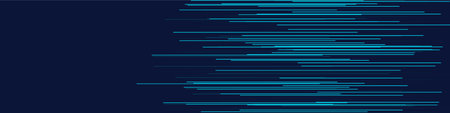 Minimalistic abstract background featuring dynamic blue lines on a dark surface, ideal for...