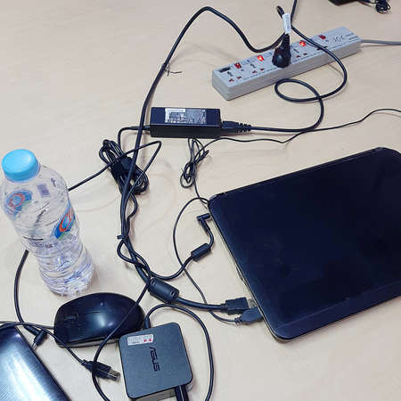 The condition of the work desk
-DL-