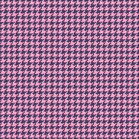 Digital 8-Bit Houndstooth Seamless Vector Patternのイラスト素材