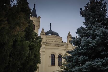 Vukovar, Croatia - 30/01/2019:  Mausoleum of the PaunoviÄ family in Vukovarのeditorial素材