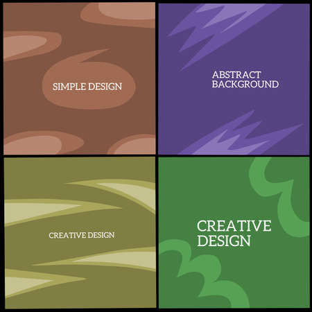 Set of abstract background, banners, brochureのイラスト素材