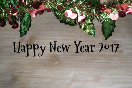 merry christmas and happy new year celebration design with copyspace