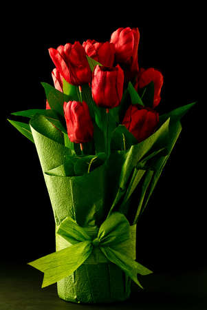 Red Tulipsの写真素材