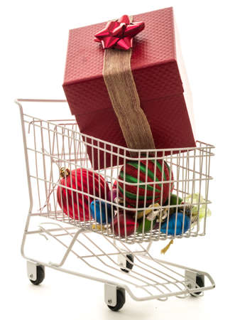 Christmas Shoppingの写真素材
