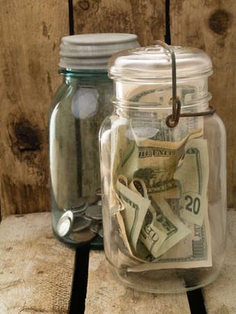 Hiding Moneyの写真素材