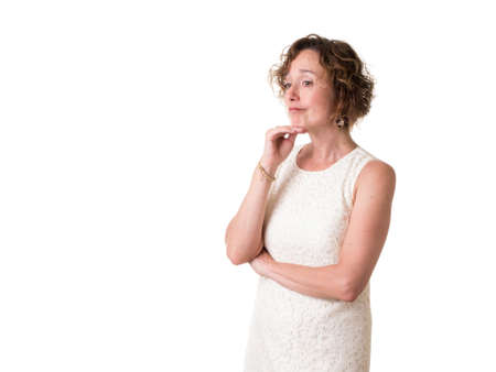 Woman Thinkingの写真素材