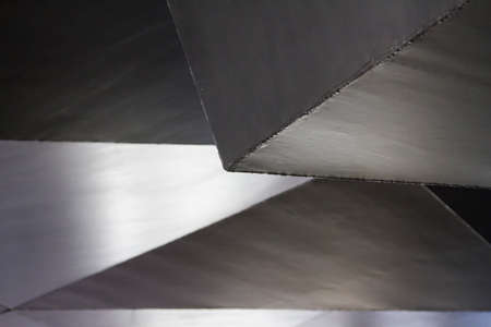 stainless steel roof valid as texture or backgroundの写真素材