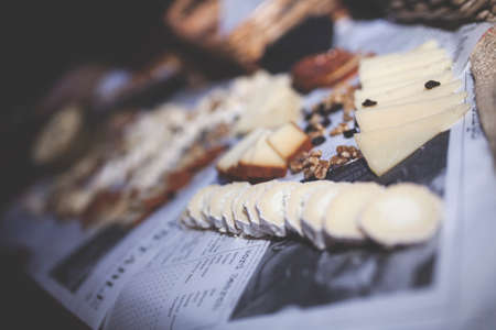 catering food in company cocktailの写真素材