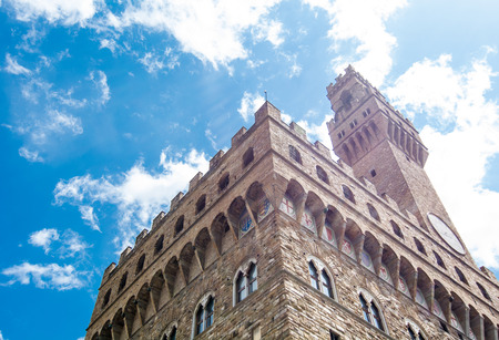 Piazza della Signoria in Florence, Italyのeditorial素材