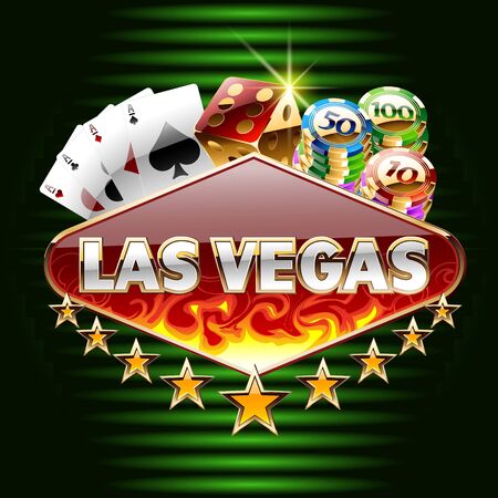 Vector casino card with flameのイラスト素材