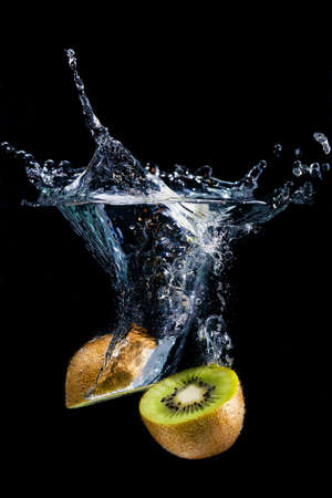 Fruit splashの写真素材